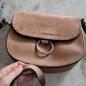 Tan Sling Bag