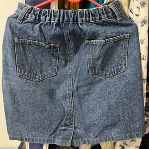 Denim Skirt ( Sale ) (limited Time Available)