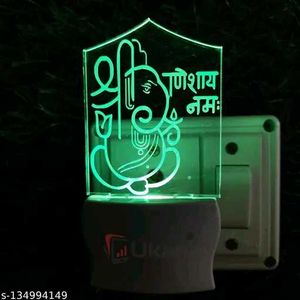 GOD SHIV Acrylic 3D Optical Illusion Night Lamp