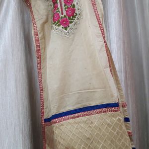 A-line Kurti With Churidaar