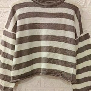 Mauve Stripes Pullover