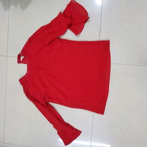 Red Hot Party Top By AND