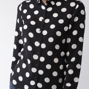 Levis Polka Dot Black Shirt