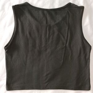 Urbanic Dark Grey Sleeveless Top