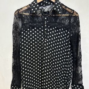 Polka Dot Stylish Top For Women