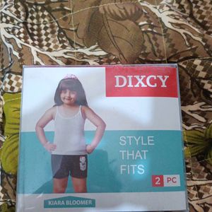 Dixcy Girls Bloomers Pack Of 2 For 4,6 Age