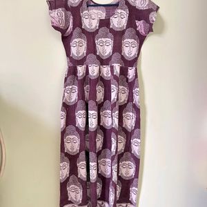 Purple Buddha Gown