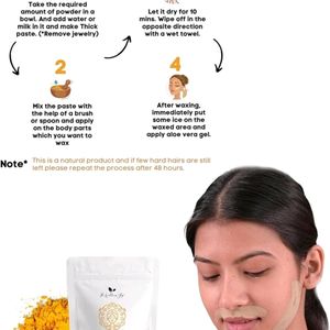 Turmeric Facial Wax Powder