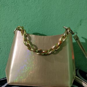 Golden Shiny Bag