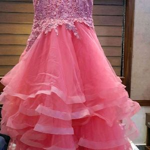 pink barbie gown