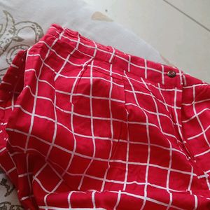 Chex Red Trouser