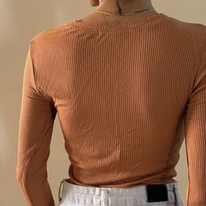 The Full Sleeve Ribbed Top