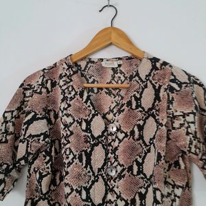 Animal Print Top