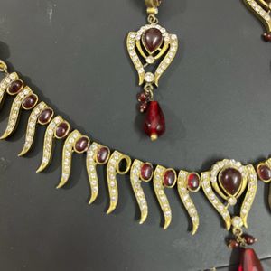 Necklace Set With Earrings