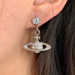 Vivienne Westwood Silver Rhinestone Earrings