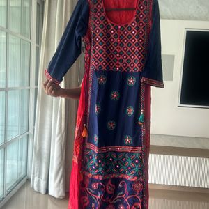 Fixed Price One Piece Kurta And Skirt Attached