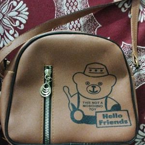 Cute Brown Sling Bag