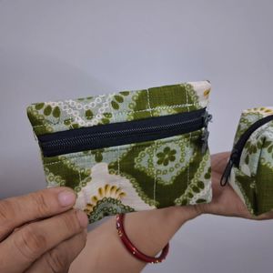 Set of 2 Handmade Pouches