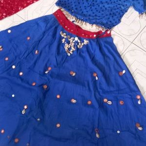 Blue Chaniya Choli