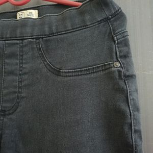 Charcoal Colour Denim Jeans /Jegging