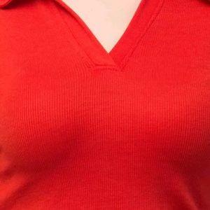 Women Full Selves Collar Top