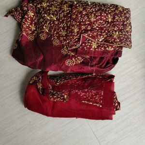 Stitched Kurta And Lehenga Choli Material