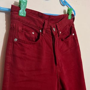 Vintage Fit High Waist Denim