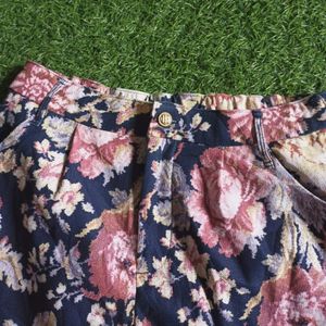 Korean Floral Shorts