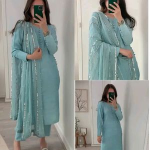 Trendy Georgette Kurta Set 🥰😍