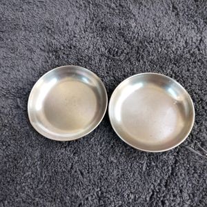 Pair Of Steel Half Plates