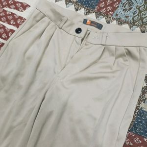 Beige Formal Pant