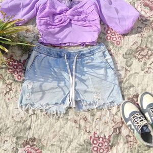 *SALE* Denim Roughage Short For Summer