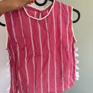 Pink Top Size S