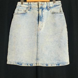 Divided By H&M Light Blue  Short Skirt (Women's)