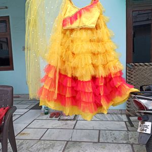 Haldi Gown For Bride