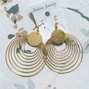 Round Hoop Earrings