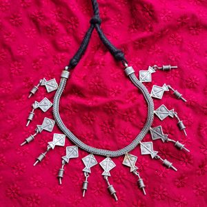 Kite Statement Silver Replica Necklace