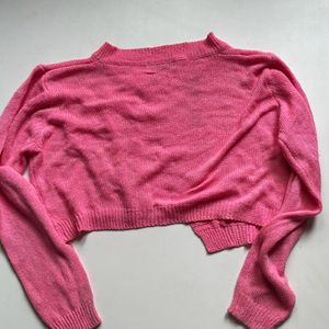 Hot Pink Cardigan