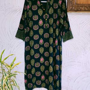 Dark Green (New & Un-used Kurta)