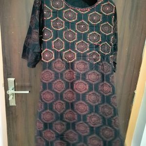 Big Size Sarrara Kurti Set