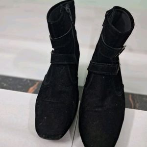 Black Velvet Boots.