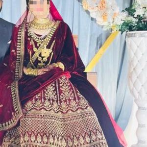 Bridal Lehenga  With 2 Dupattas