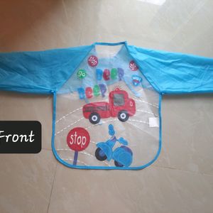 Long Sleeves Washable Waterproof Apron/Feeding Bib