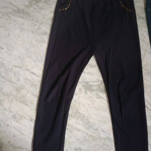 Combo Of 2 Polyester Soft Trouser Pant Set