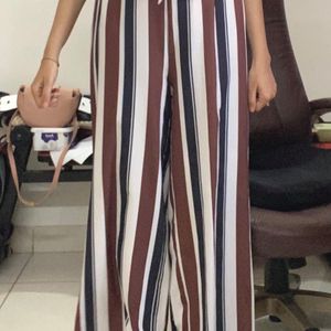 Shein Striped High Waist Pants