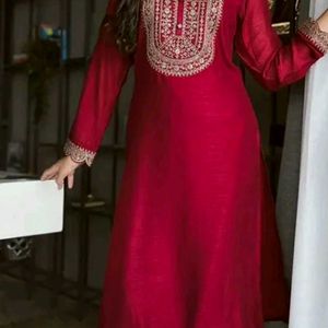 Pink Kurta