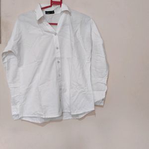 White Formal Shirt For Women