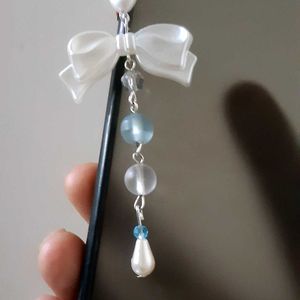 Pearl Bow Mobile Charm