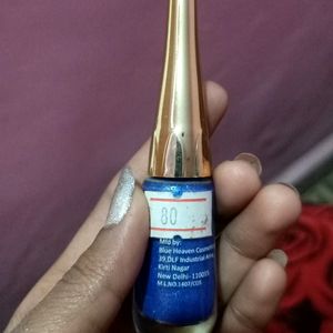 Combo Of 2 Glitter Nail Paint N 1 Eyeliner