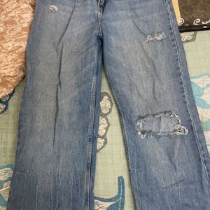 Bershka Straight/ Wide Jeans